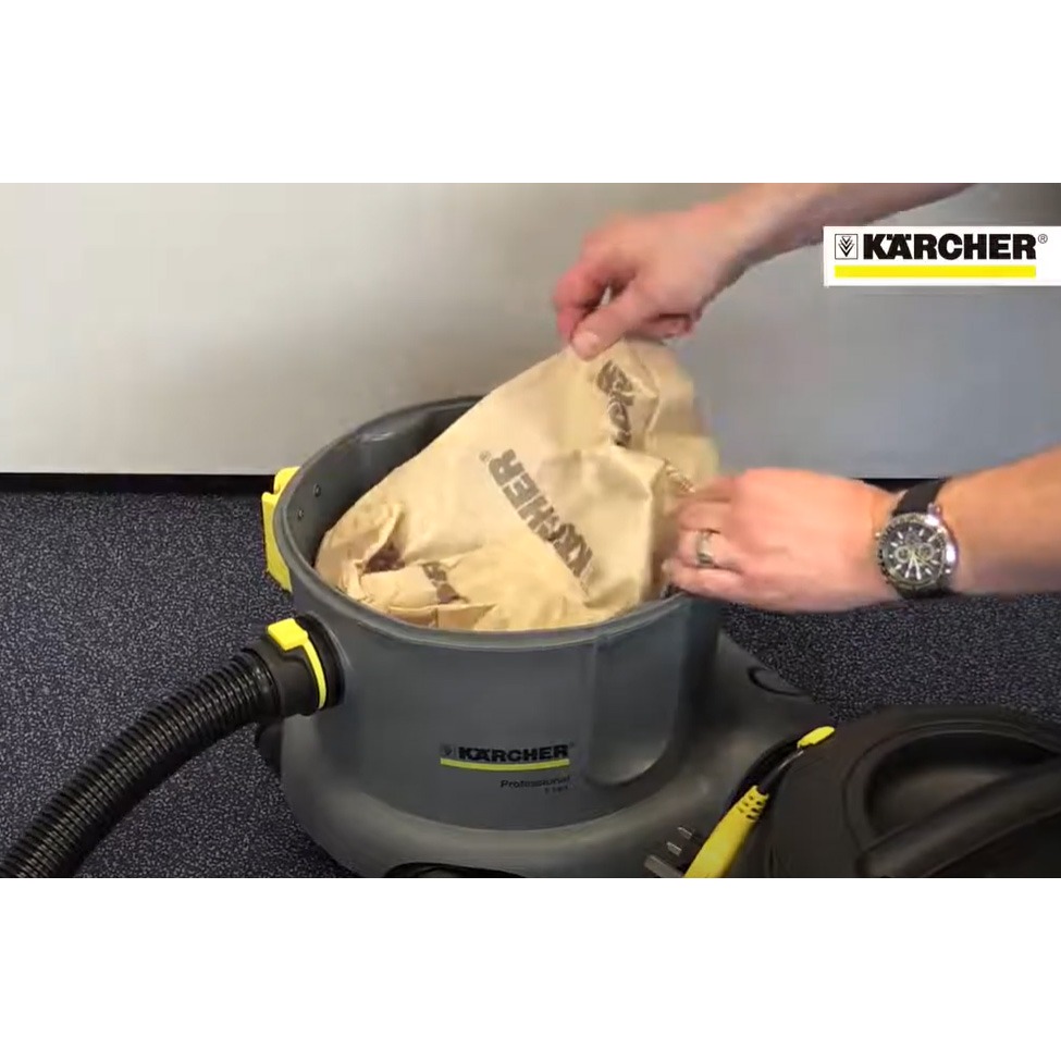 【Karcher 凱馳】乾式吸塵器 T12/1專用集塵袋/紙袋 10入 69043120-細節圖2