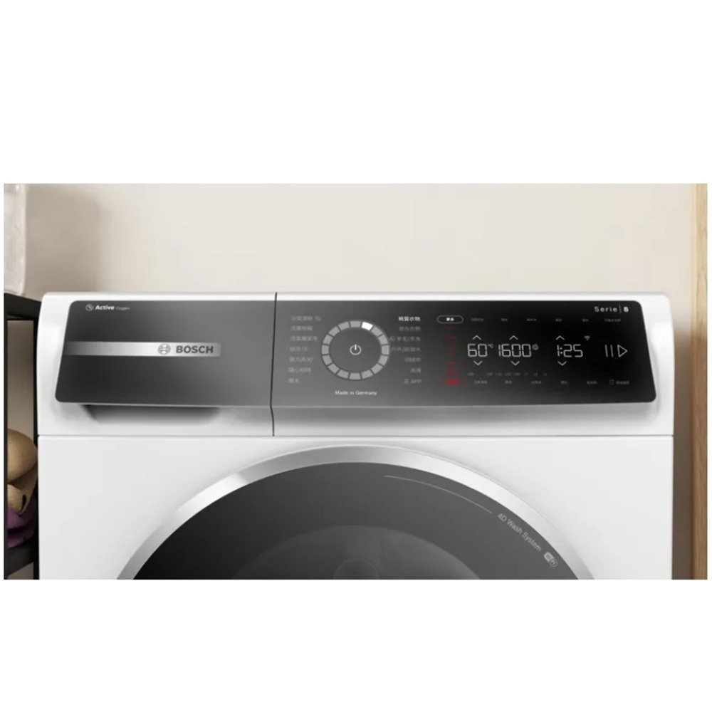 【BOSCH 博世】10公斤 活氧微乾洗滾筒洗衣機220V WGB256B0TC  附收納增高底座-細節圖3