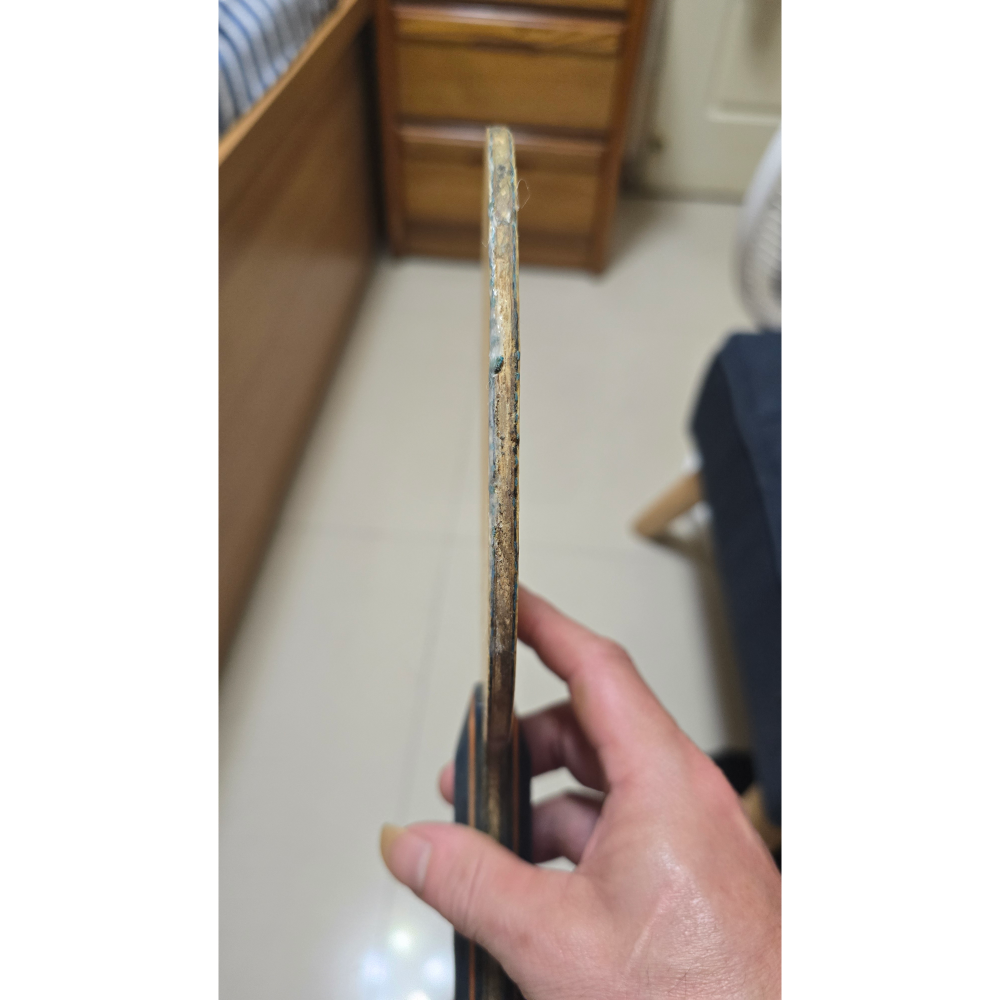 二手  蝴蝶 波爾精神 ALC  , H碼 93.2克重炮 舊鋁牌 滿面金黃魚鱗紋 ~50-細節圖5