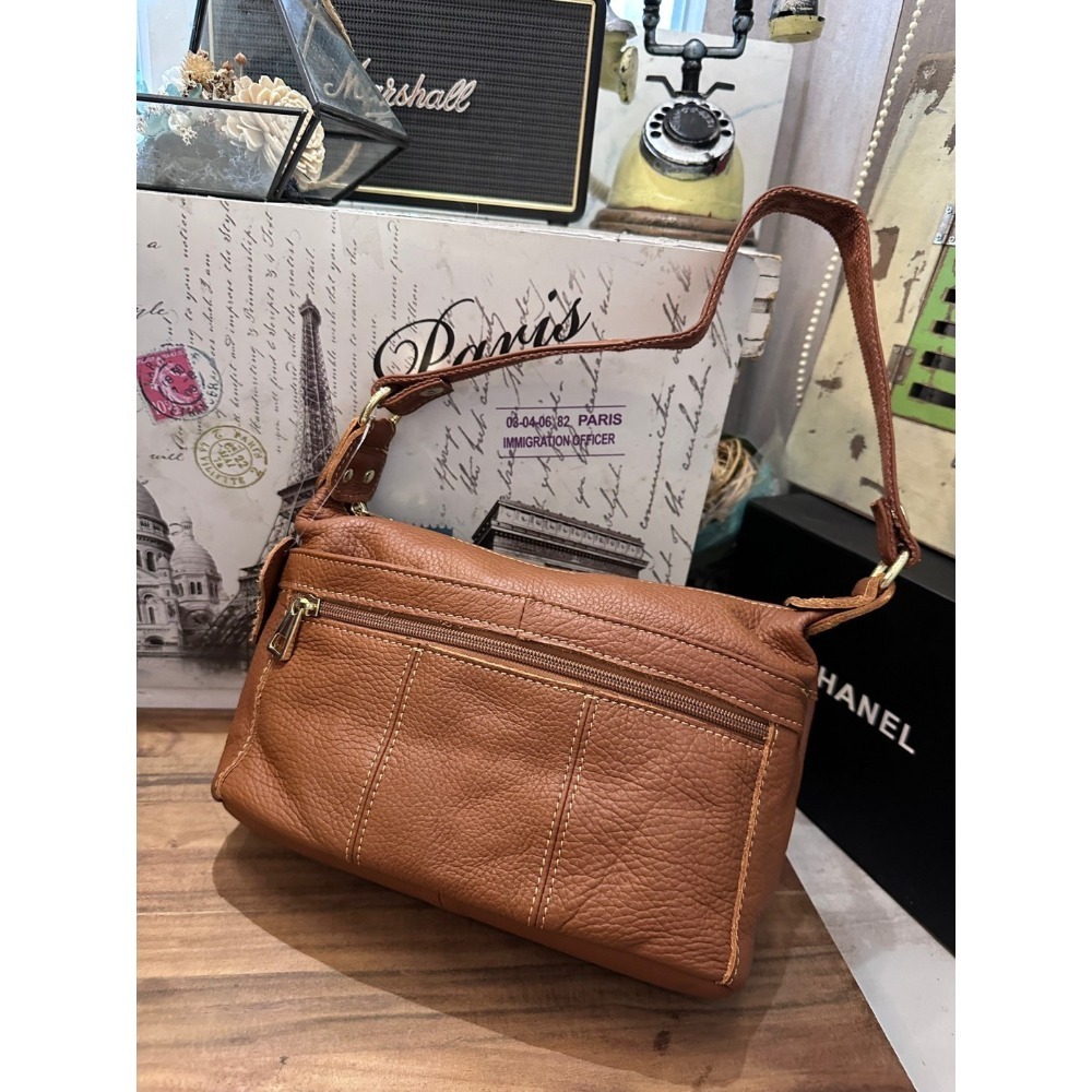 韓國空運🇰🇷／真皮斜背包／旅行包／牛皮-規格圖11