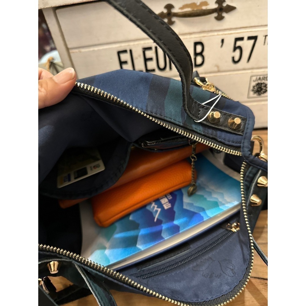 韓國空運🇰🇷／真皮斜背包／旅行包／牛皮-細節圖8