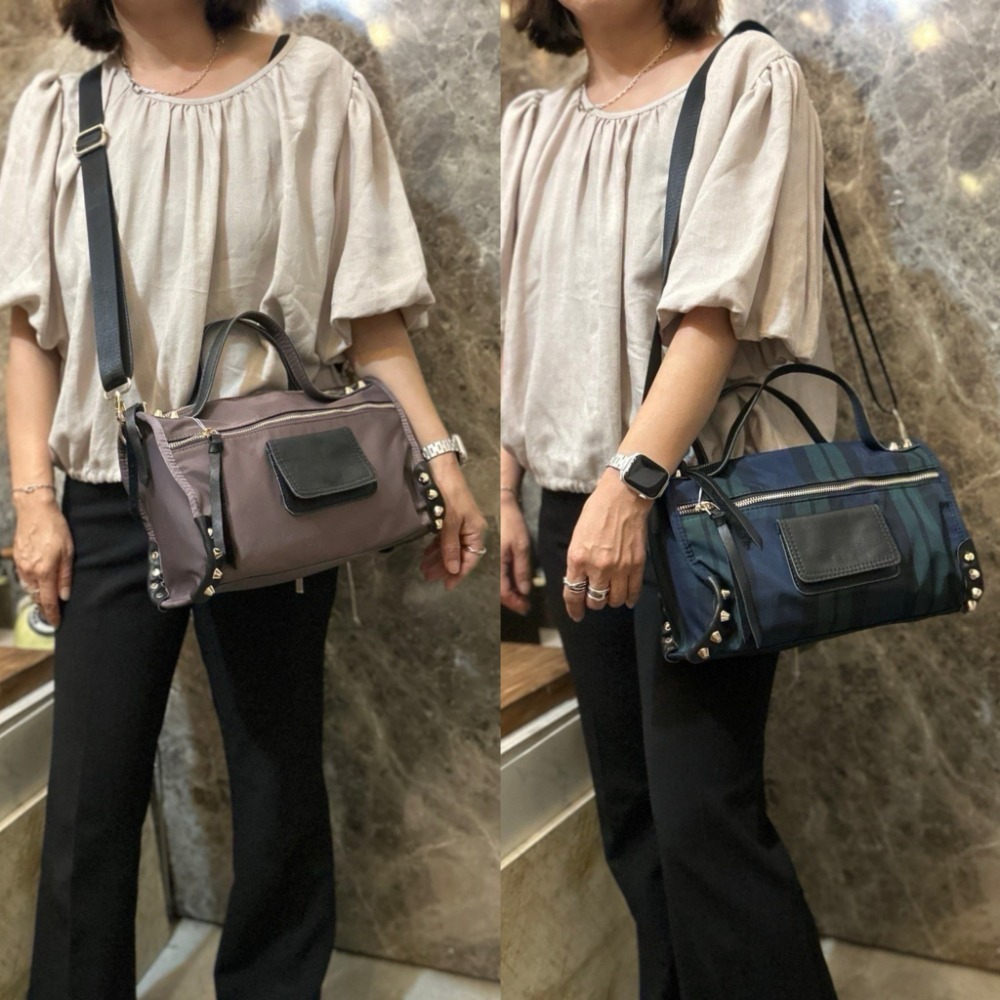 韓國空運🇰🇷／真皮斜背包／旅行包／牛皮-細節圖10