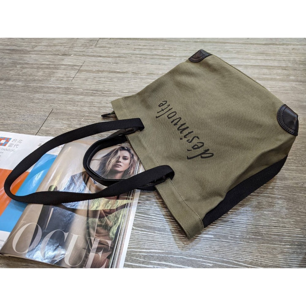 韓國空運🇰🇷／帆布配真皮兩用包／真皮肩背包／手提包／媽媽包／大容量-細節圖5