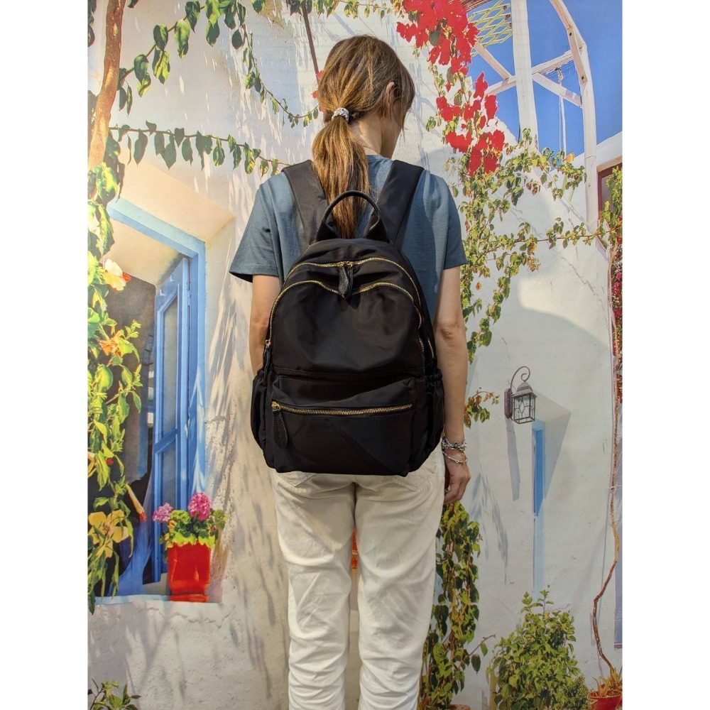 韓國空運🇰🇷／休閒後背包🎒／旅行包／雙隔層／媽媽包-細節圖2