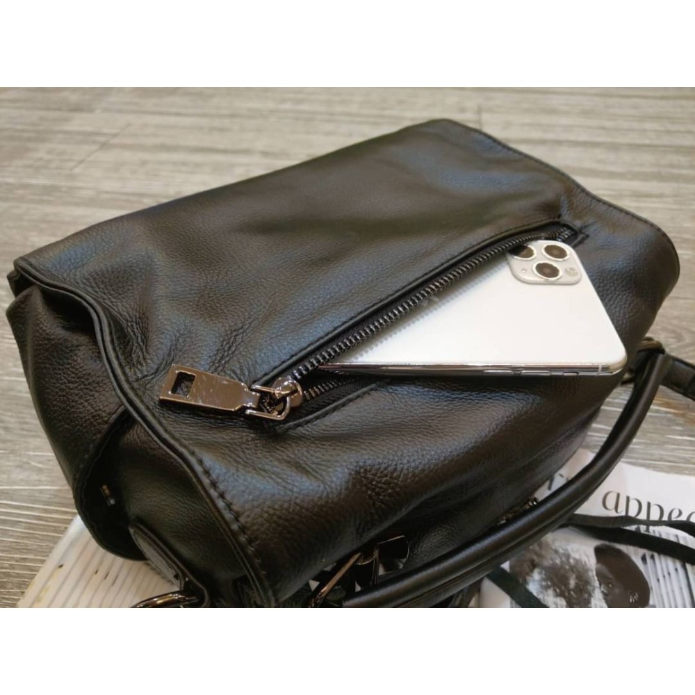 韓國空運🇰🇷／真皮斜背包❤️／真皮兩用包🎀／機車包／牛皮-細節圖8