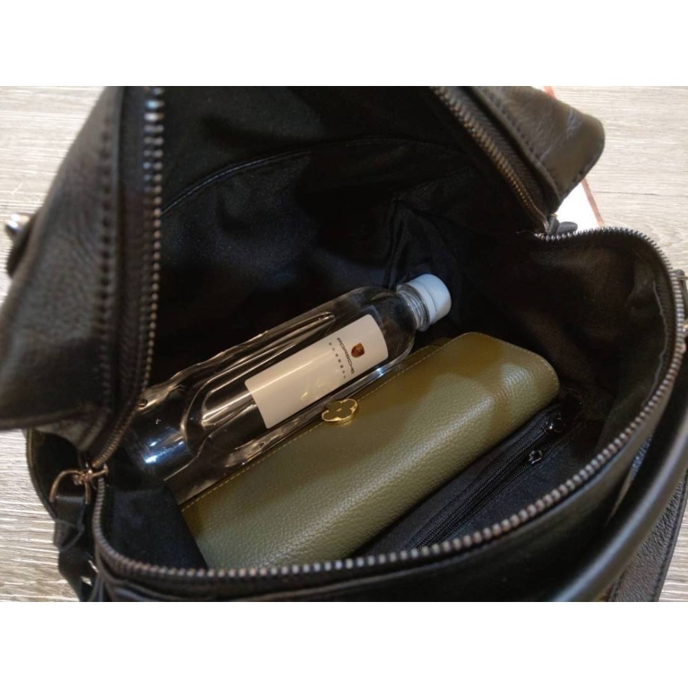 韓國空運🇰🇷／真皮斜背包❤️／真皮兩用包🎀／機車包／牛皮-細節圖9