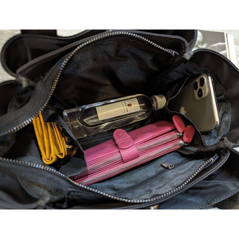 韓國空運🇰🇷／休閒兩用包／手提包🎀／帆布兩用包／多隔層-細節圖8