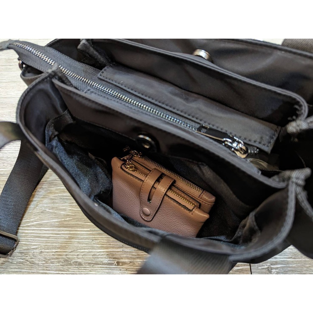 韓國空運🇰🇷／休閒兩用包／手提包🎀／帆布兩用包／多隔層-細節圖9