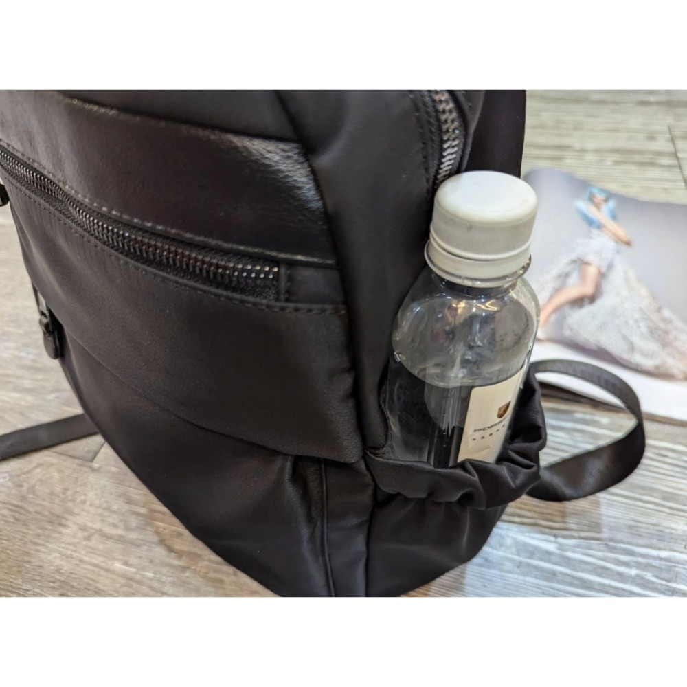 韓國空運🇰🇷／帆布配真皮後背包🎒／旅行包❤️／媽媽包-細節圖7