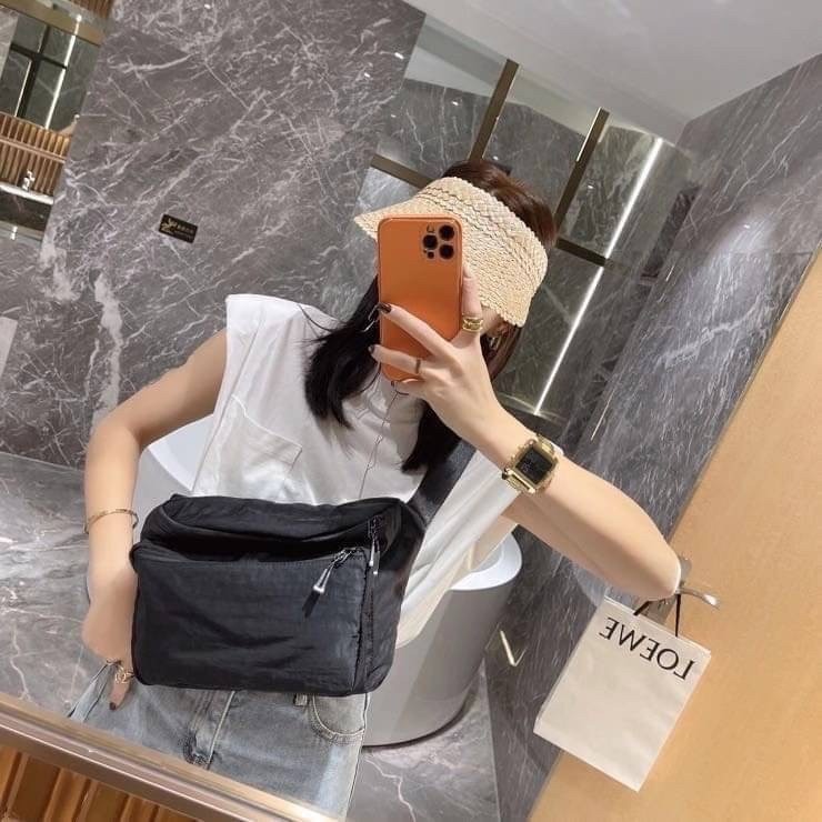 休閒斜背包🔥／帆布材質／胸包／旅行包-細節圖2