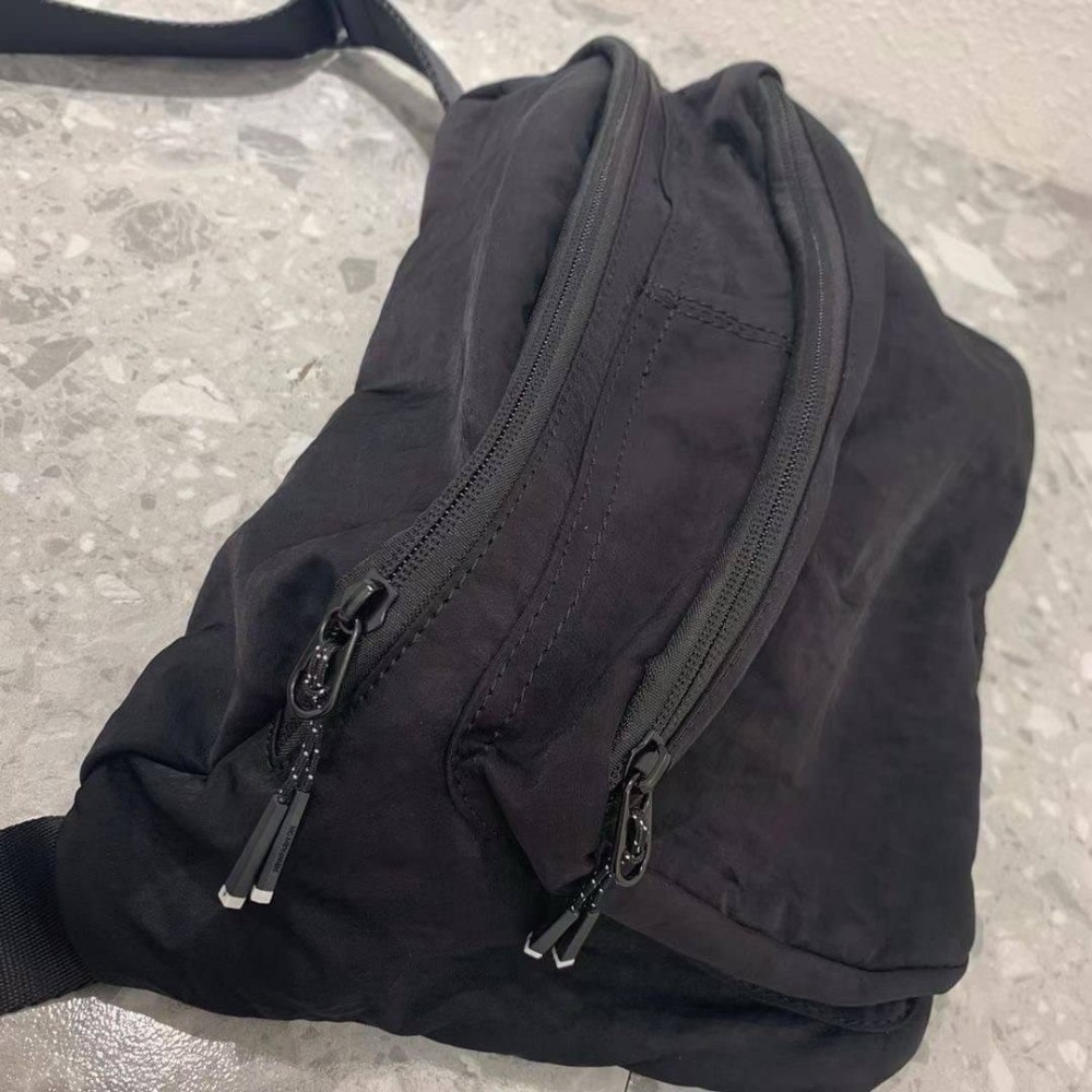 休閒斜背包🔥／帆布材質／胸包／旅行包-細節圖4