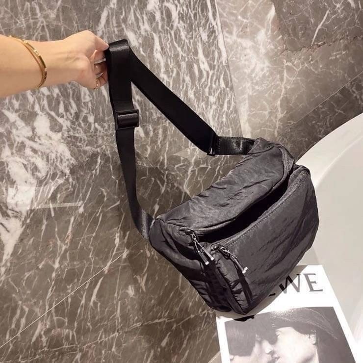 休閒斜背包🔥／帆布材質／胸包／旅行包-細節圖5