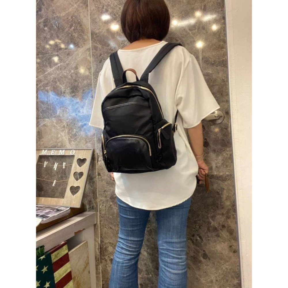 韓國空運🇰🇷 帆布後背包 旅行包 媽媽包🎒 星星後背包 韓國ensoen-細節圖4