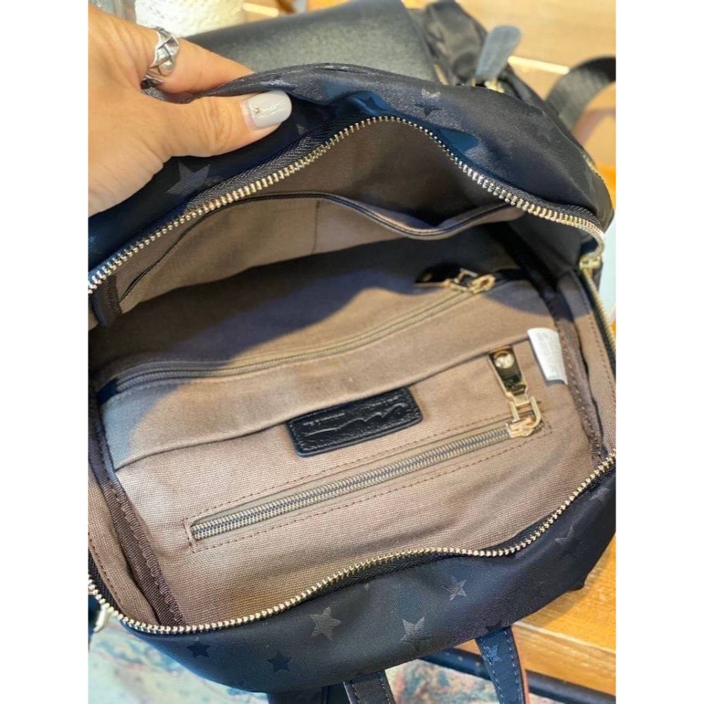 韓國空運🇰🇷 帆布後背包 旅行包 媽媽包🎒 星星後背包 韓國ensoen-細節圖10