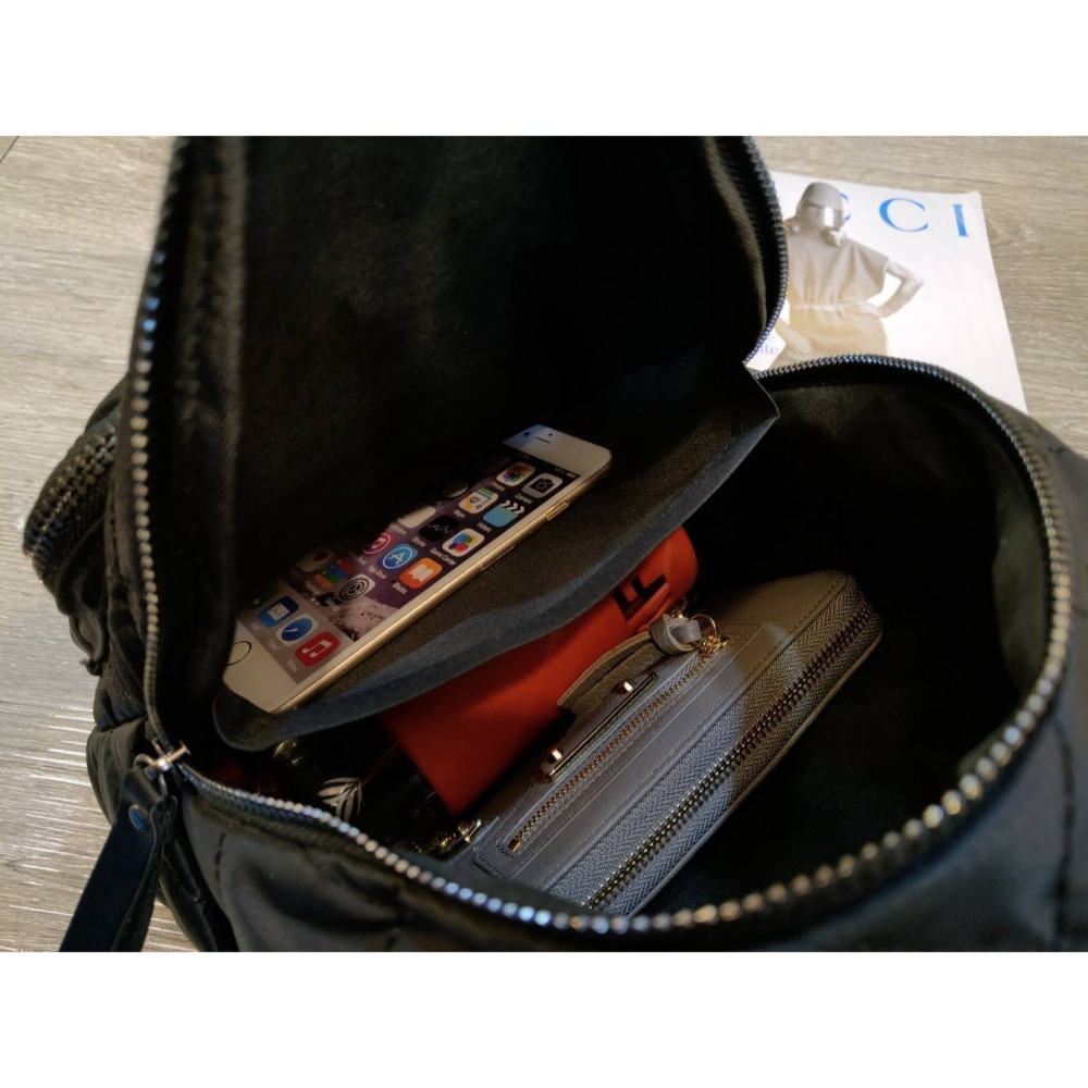 韓國空運🇰🇷 休閒後背包🎀 旅行包 菱格紋 媽媽包-細節圖10