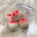 【1組】台灣製 硬料塑膠盒 透明餅乾盒 500CC方形蛋糕寶盒 烘焙包裝盒 金莎巧克力盒 千層蛋糕盒 草莓寶盒 芒果寶盒-規格圖3