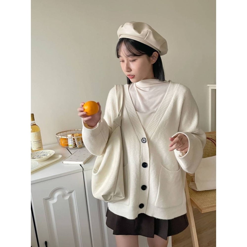 熱賣🔥 寬鬆大口袋針織衣-細節圖3