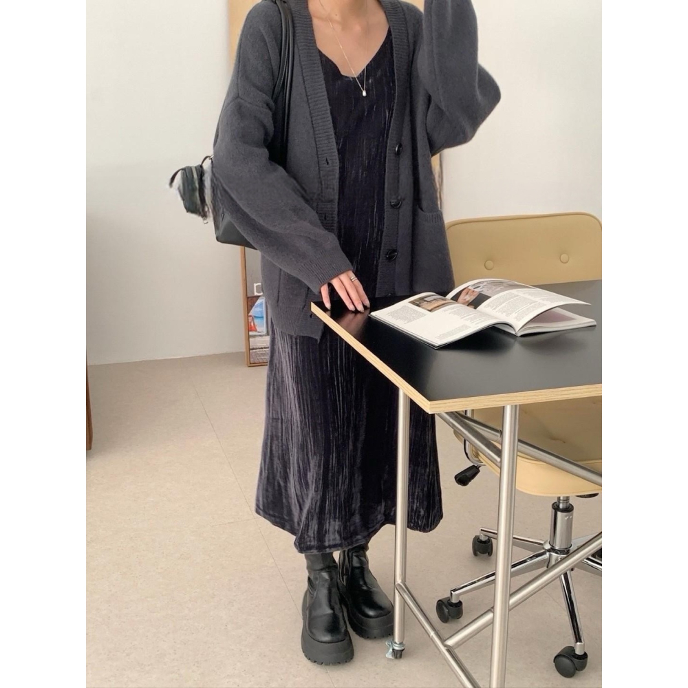 熱賣🔥 寬鬆大口袋針織衣-細節圖4