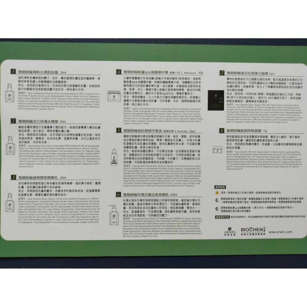 活力生活館☘雅聞 倍優【脈輪全效香氛組$3440 卸妝露/玫瑰花園全能身體乳/海鹽磨砂膏/平衡油/亮眼晶露/前導水精華-細節圖6