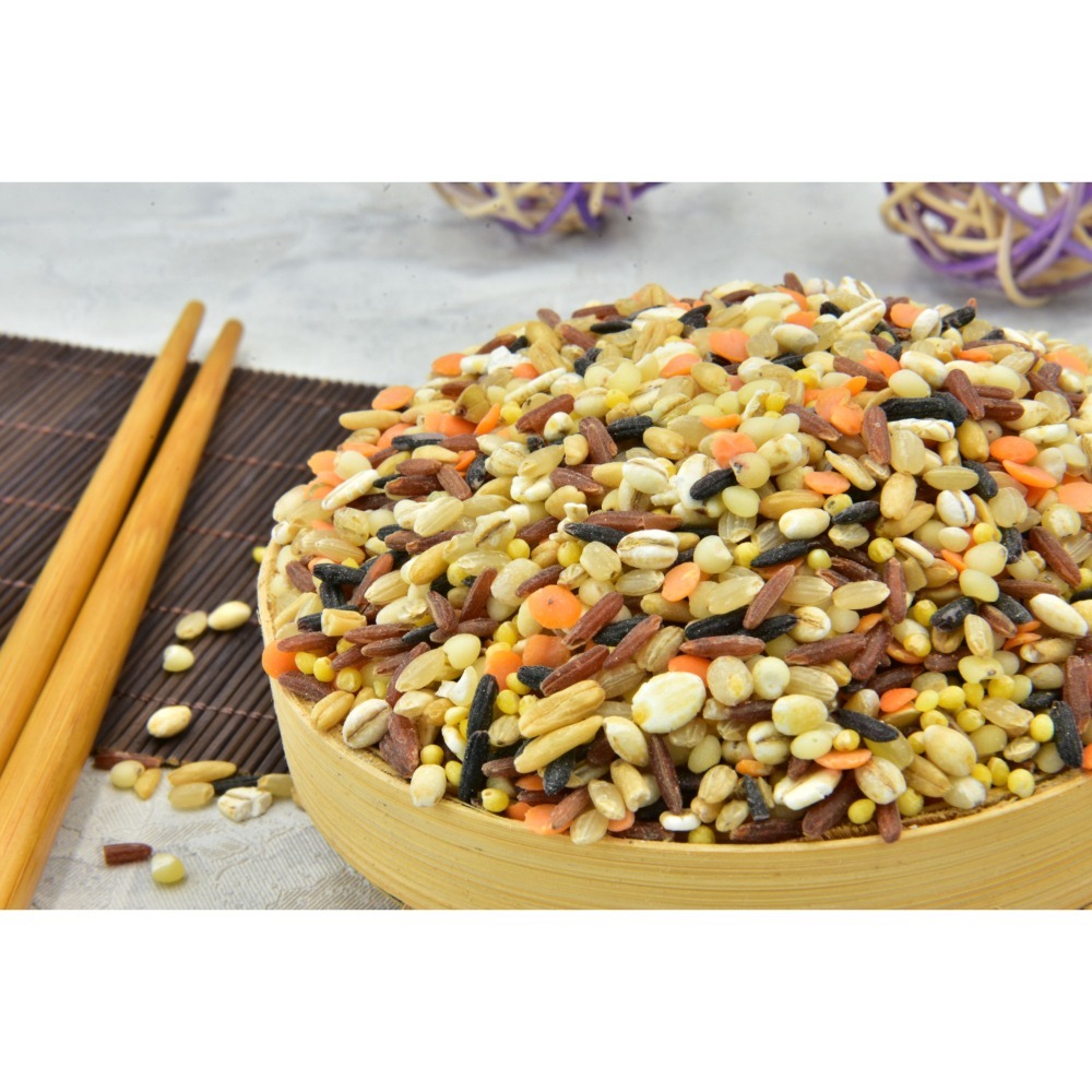 十穀米：糙米、黑糯糙米、小米、燕麥、蕎麥、紅扁豆、小薏仁、麥片、高梁、紅糯米。十種穀物，煮成一種日常的詩意。-細節圖2