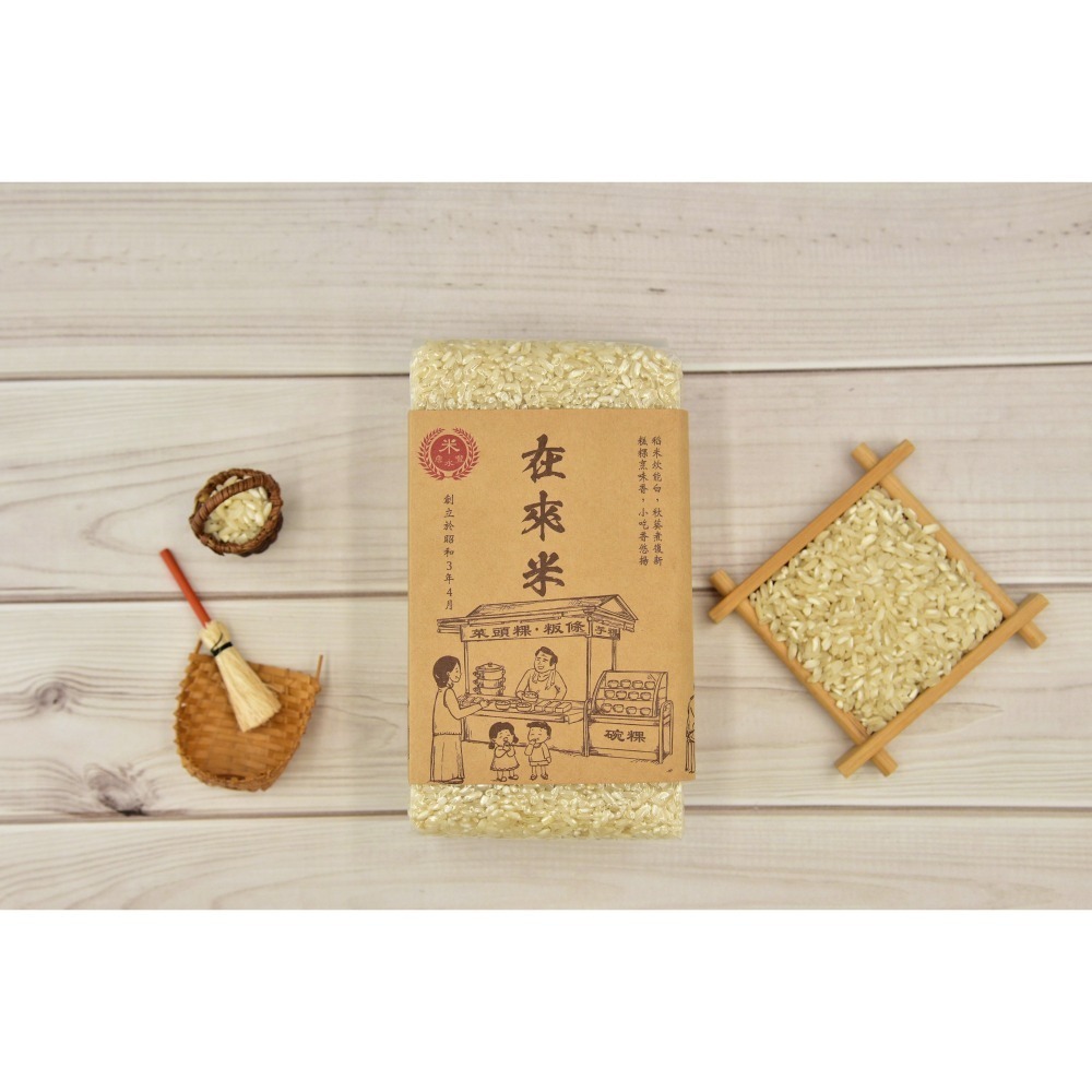 在來米/菜頭粿米：【職人製粿專用】純正台灣在來米｜做粿/糕的秘密武器，可製作蘿蔔糕、碗粿、發粿 1斤(600g)-細節圖4