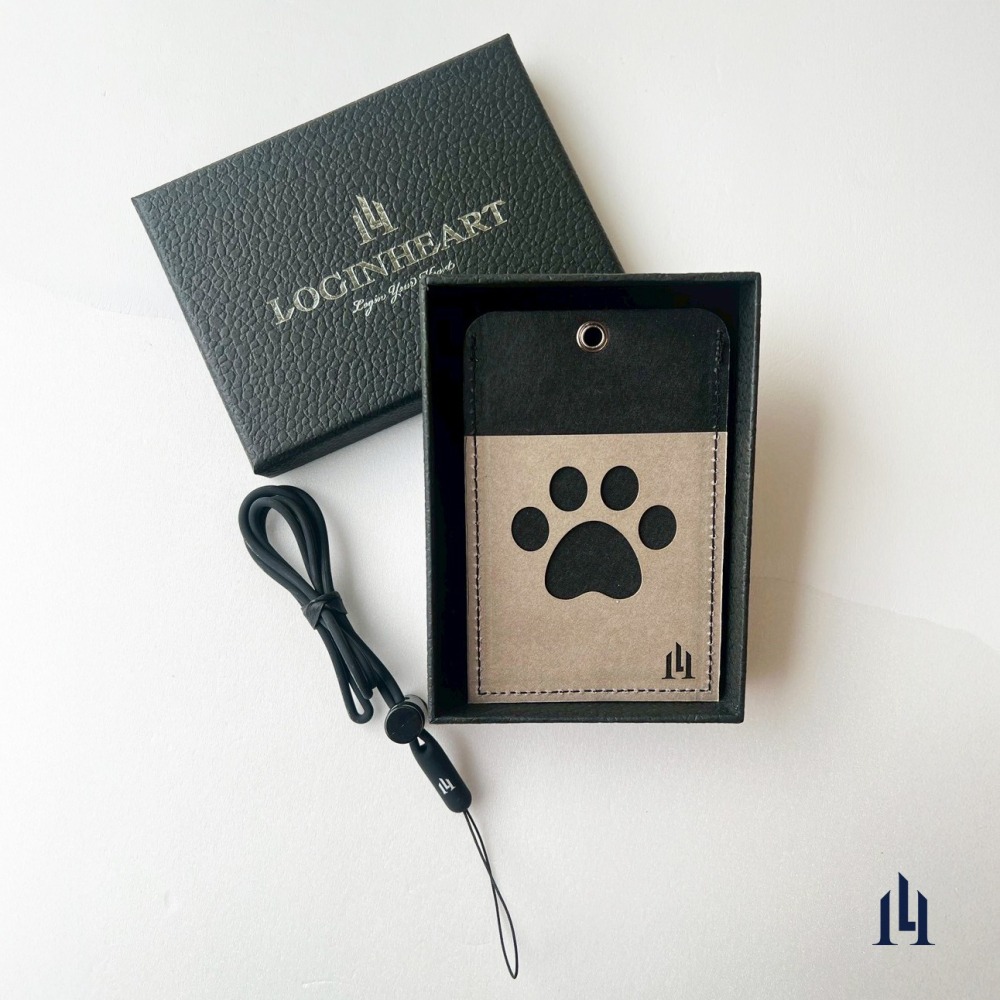 寵物造型-貓掌 免取卡正面感應證件套 可客製 其他夾層票卡不干擾 臺灣製造獨家精品 附矽膠掛繩-細節圖2