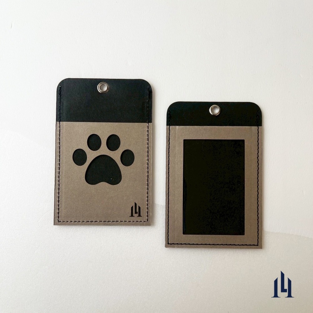 寵物造型-貓掌 免取卡正面感應證件套 可客製 其他夾層票卡不干擾 臺灣製造獨家精品 附矽膠掛繩-細節圖4