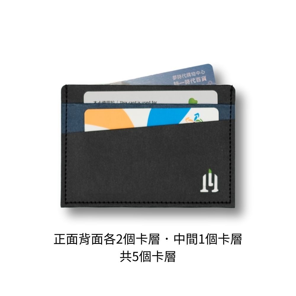 福・純黑 全防護屏蔽感應卡夾 名片夾 5卡層皆受屏蔽 防盜刷 防消磁 台灣製造獨家精品-細節圖4