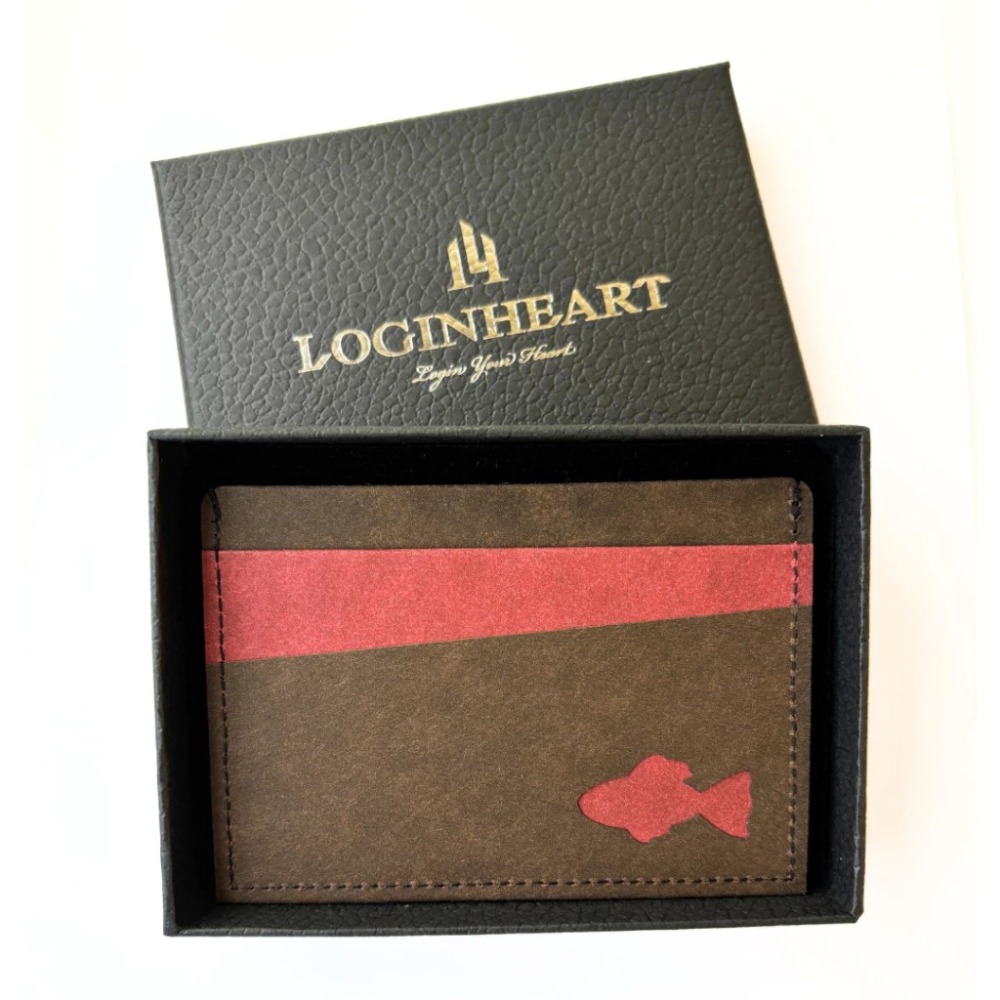 餘・咖紅 全防護屏蔽感應卡夾 名片夾  5卡層皆受屏蔽 防盜刷 防消磁 台灣製造獨家精品-細節圖2