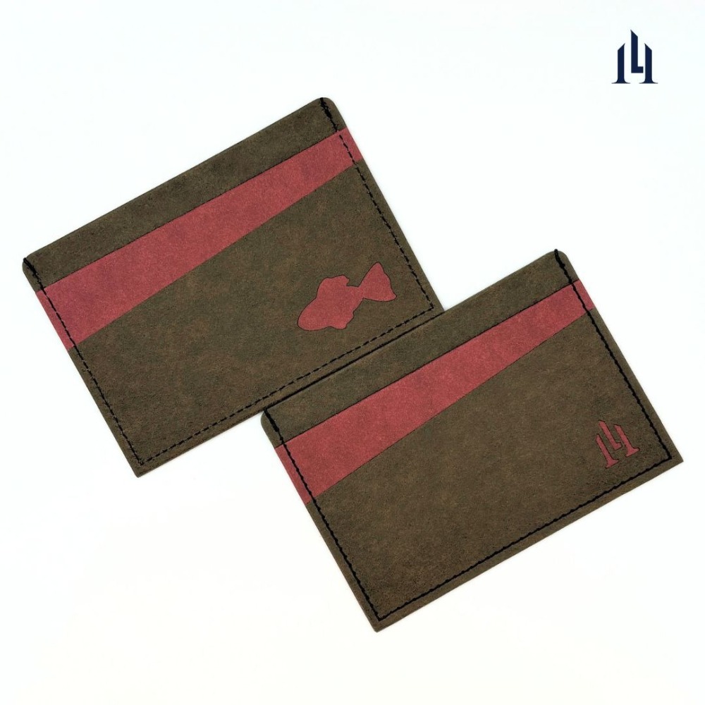 餘・咖紅 全防護屏蔽感應卡夾 名片夾  5卡層皆受屏蔽 防盜刷 防消磁 台灣製造獨家精品-細節圖4