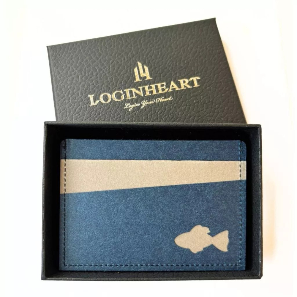 餘・藍灰 全防護屏蔽感應卡夾 名片夾  5卡層皆受屏蔽 防盜刷 防消磁 台灣製造-細節圖2