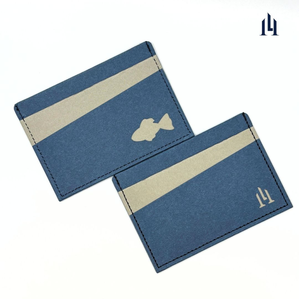 餘・藍灰 全防護屏蔽感應卡夾 名片夾  5卡層皆受屏蔽 防盜刷 防消磁 台灣製造-細節圖4