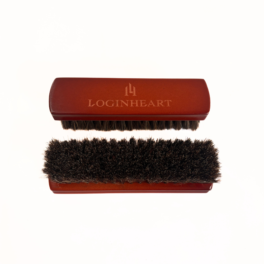 LOGINHEART｜職人級馬毛刷 皮革包袋煥新 皮鞋除塵 沙發/皮椅保養 汽車內部清潔保養-細節圖2