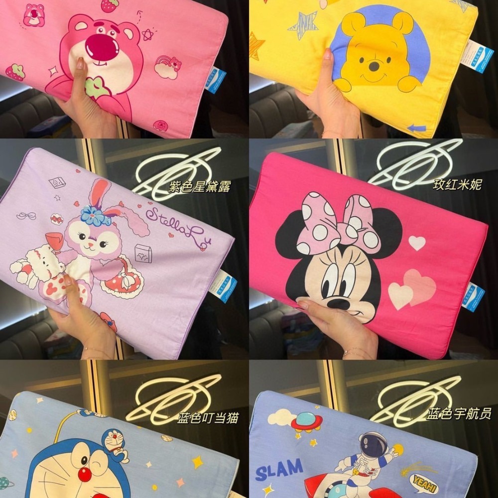 預購 卡通兒童乳膠枕 枕頭 幼稚園枕頭-細節圖3
