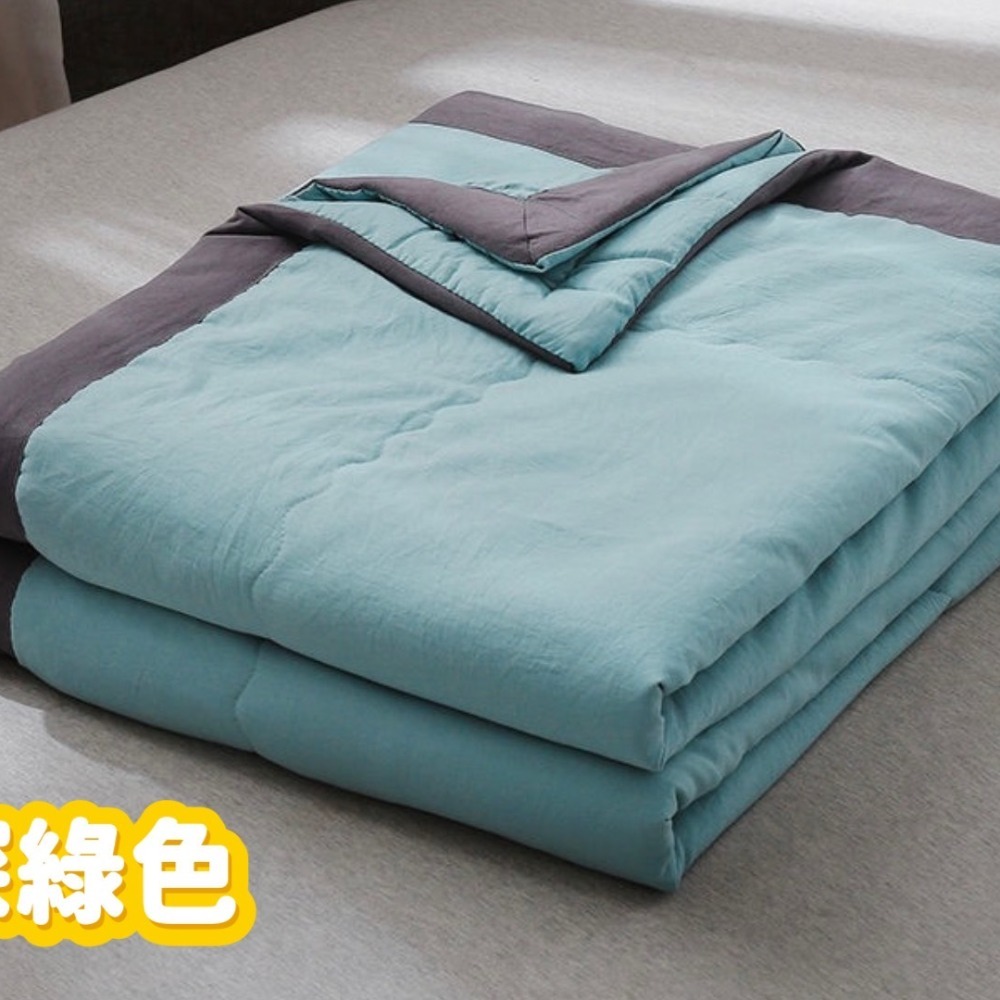 預購 日式無印風水洗棉空調被 兒童涼被 大人涼被 素面涼被 夏天涼被 夏季被-細節圖2