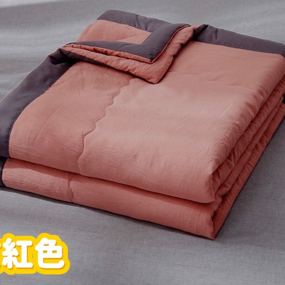 預購 日式無印風水洗棉空調被 兒童涼被 大人涼被 素面涼被 夏天涼被 夏季被-細節圖5