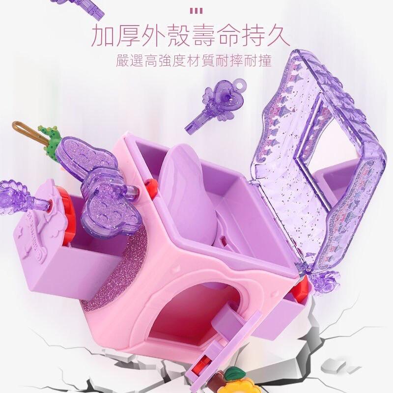 預購 驚喜鑰匙百寶箱 女孩玩具 兒童驚喜盒子 百寶盒魔法神奇公主新款益智趣味-細節圖7