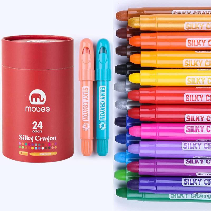預購 台灣出貨 多彩多色可水洗絲滑蠟筆 滑滑筆-細節圖4