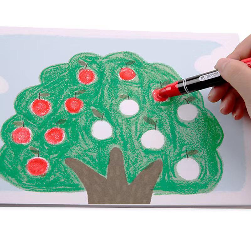 預購 台灣出貨 多彩多色可水洗絲滑蠟筆 滑滑筆-細節圖8