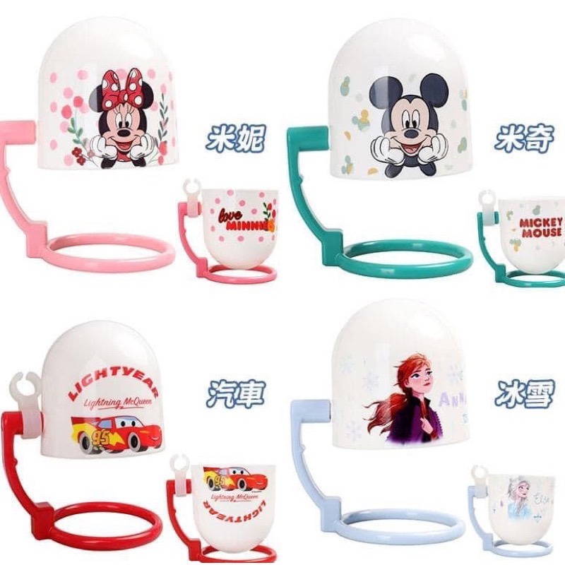 部份現貨 台灣出貨 新款迪士尼兒童水杯/刷牙漱口杯 卡通水杯 可翻轉耐用耐摔-細節圖3