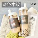 預購 小熊透明大吸管珍珠奶茶水杯-規格圖5