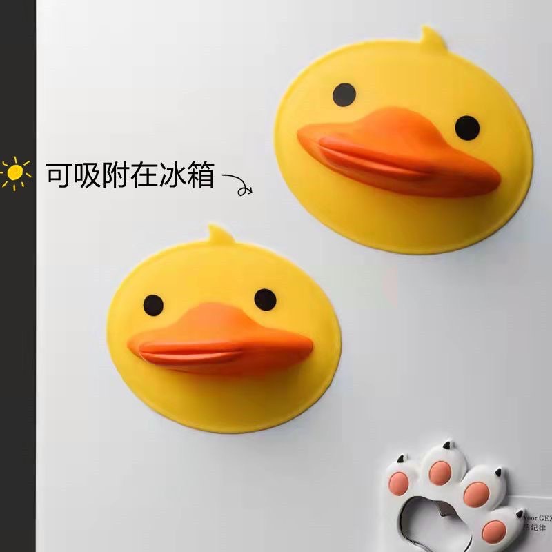 預購 預購 廚房小黃鴨防燙手夾（一組兩入）防燙手夾小黃鴨隔熱夾防燙隔熱夾鴨子耐高溫烘焙微波爐防燙-細節圖4