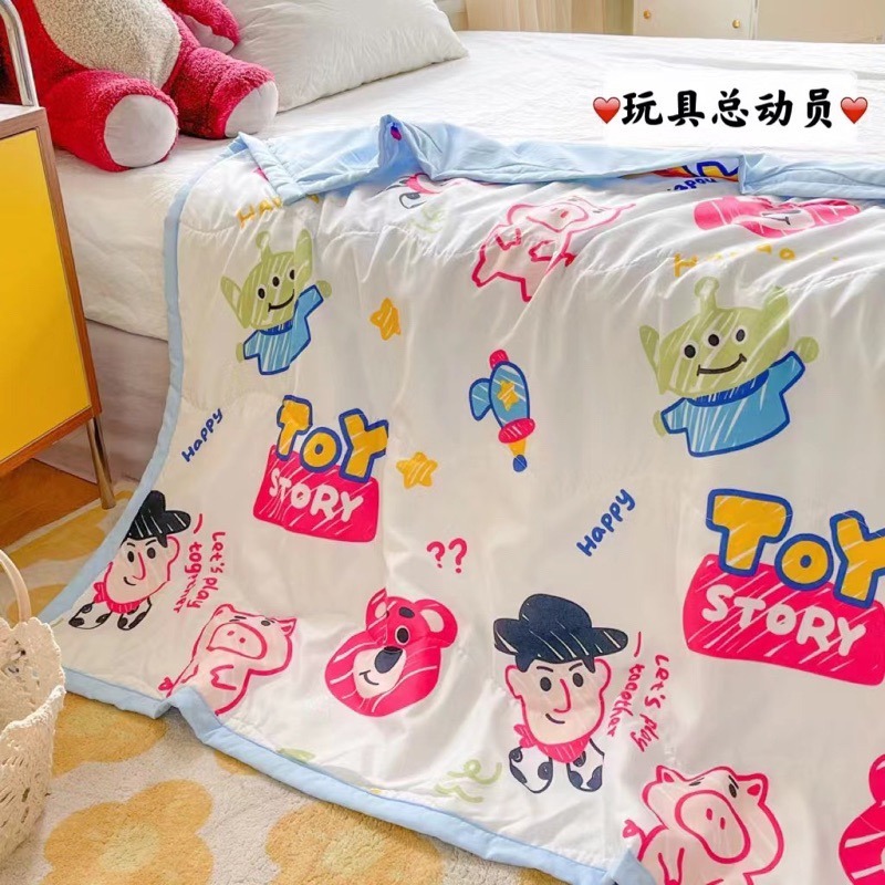 現貨 請先詢問 夏季卡通迪士尼涼被 120*150公分 空調毯 冷氣房毯 幼稚園-細節圖9