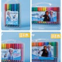 預購 迪士尼卡通三角桿彩色筆 24色 36色 彩色筆 三角筆 水彩筆 水洗 米奇米妮 冰雪奇緣 漫威 三角彩色筆-規格圖7
