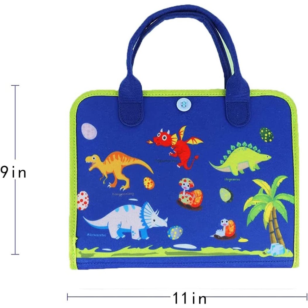 預購 毛氈學習板 蒙氏忙碌板學習穿衣自理能力收納包衣飾玩具早教精細動作生活教具-細節圖7