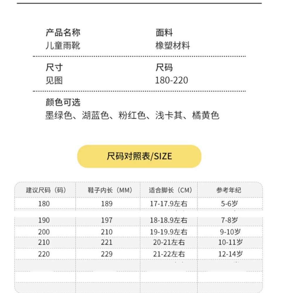 預購 日系純色雨鞋雨鞋 雨靴 兒童雨鞋 兒童雨靴 幼兒雨鞋 小孩雨鞋 中筒雨鞋 造型雨鞋 女童雨鞋 男童雨鞋-細節圖7