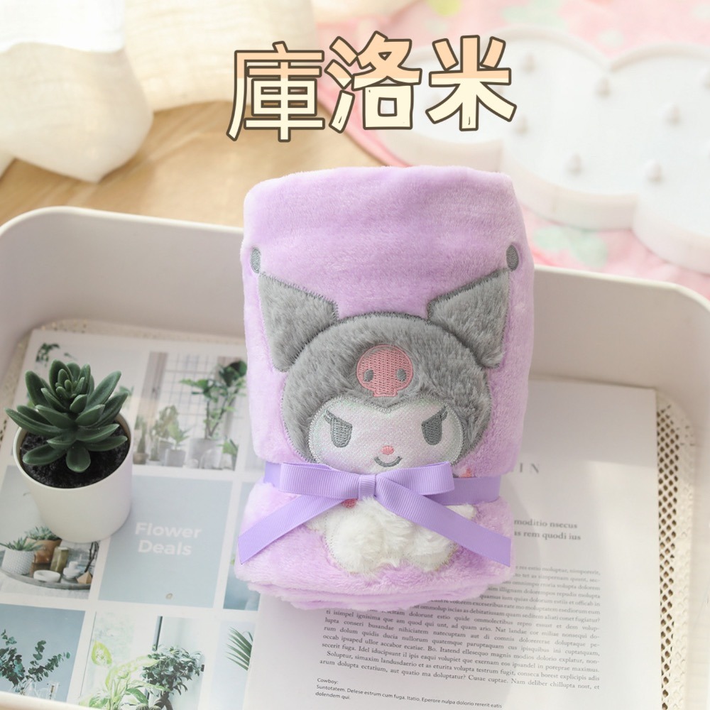 預購 三麗鷗卡通珊瑚絨午睡毯 蓋毯 小毯子 珊瑚絨-細節圖7