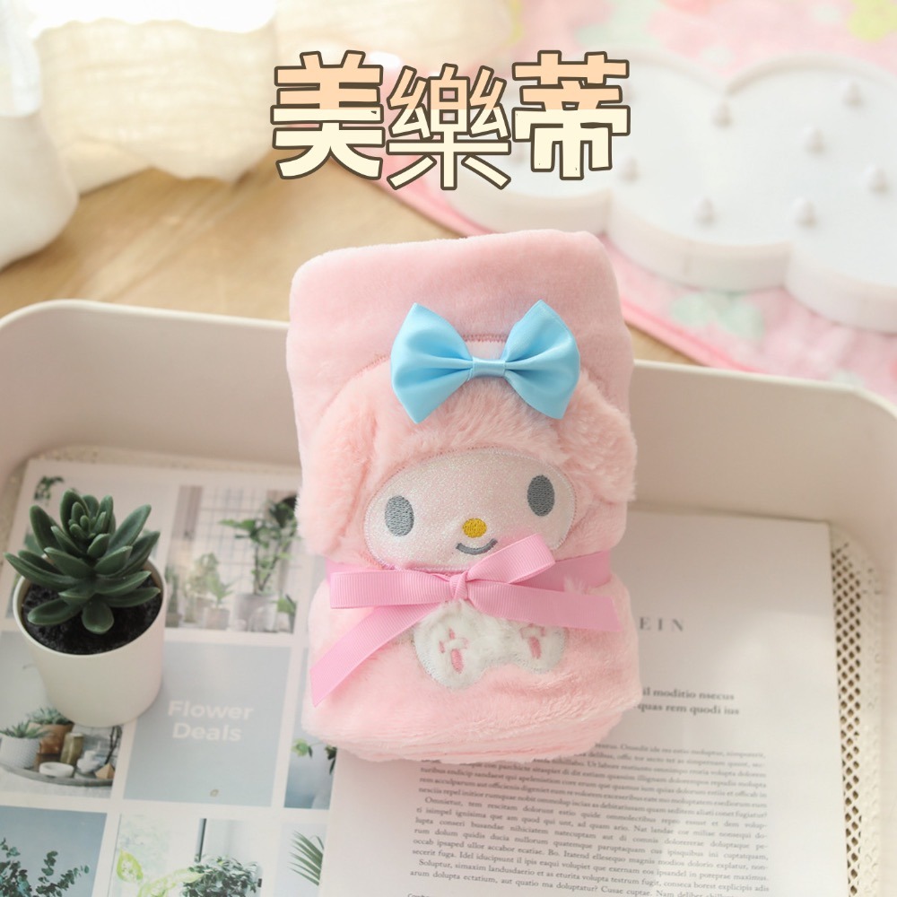 預購 三麗鷗卡通珊瑚絨午睡毯 蓋毯 小毯子 珊瑚絨-細節圖8