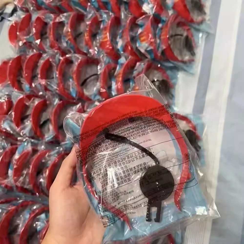 兒童麥麥帽 麥當勞小狗帽子對講機玩具兒童過家家套裝周邊禮物店員遮陽帽子-細節圖3