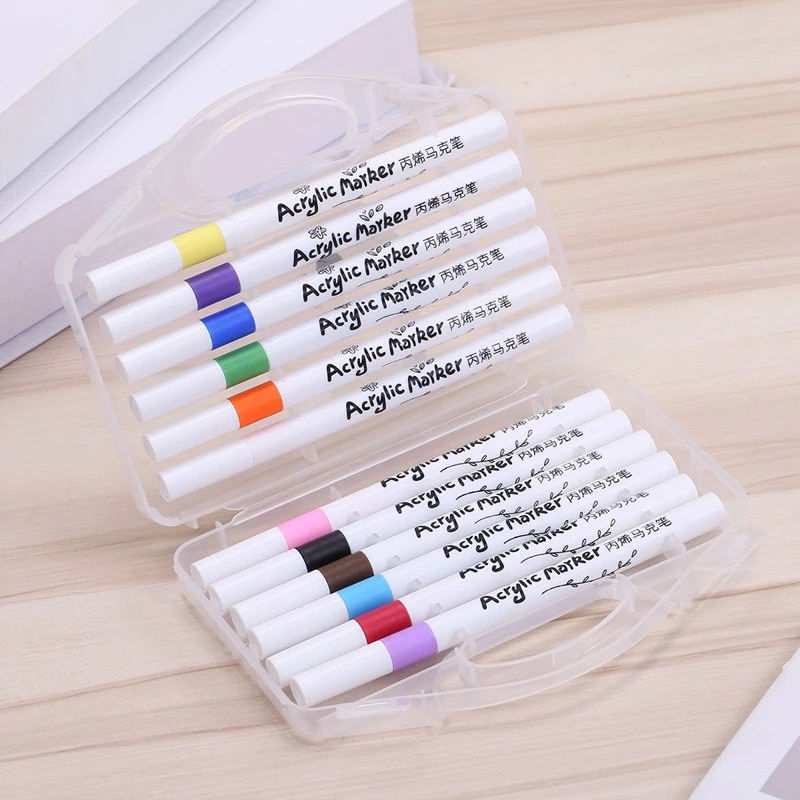 預購 台灣出貨 80色丙烯馬克筆 Daodtnian 新款兒童畫畫 色彩鮮艷濃郁飽和度 高丙烯馬克筆 兒童馬克筆-細節圖5